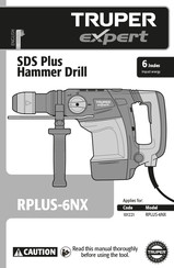 Truper Expert SDS Plus RPLUS-6NX Manual De Instrucciones