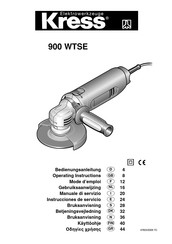 KRESS 900 WTSE Instrucciones De Servicio