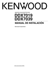 Kenwood DDX7019 Manual De Instalación