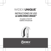 Widex UNIQUE U-FP Instrucciones De Uso