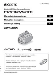 Sony Handycam HDR-SR10E Manual De Instrucciones