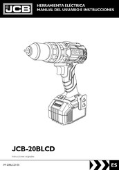 JCB 20BLCD Manual Del Usuario E Instrucciones