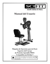 SCIFIT PRO1 Manual Del Usuario