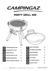 Campingaz PARTY GRILL 400 Instrucciones De Empleo