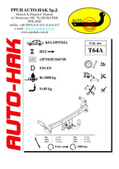 AUTO-HAK 163939-10163-3 Manual De Instrucciones