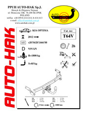 AUTO-HAK 101073-10163-3 Manual De Instrucciones