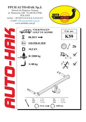 AUTO-HAK 157932-11221-1 Manual De Instrucciones