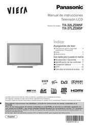 Panasonic VIERA TX-37LZD85F Manual De Instrucciones