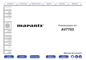 Marantz AV7703 Manual Del Usuario