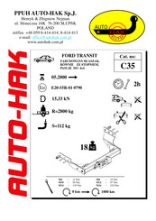 AUTO-HAK C35 Manual De Instrucciones