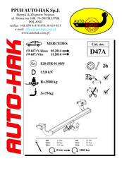 AUTO-HAK D47A Manual De Instrucciones