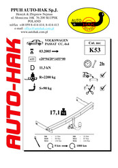 AUTO-HAK FAK53 Manual De Instrucciones