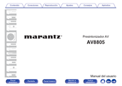 Marantz AV8805 Manual Del Usuario