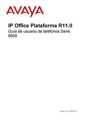 Avaya 9600 Serie Guía De Usuario