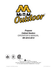 Mi-T-M Outdoor MH-0018-0D10 Manual Del Usuario