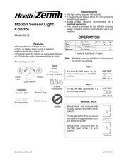 Heath Zenith 5910 Manual Del Usuario