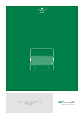 Comelit UT2010 Manual Tecnico