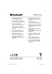EINHELL TE-CD 12/1 Li-i Manual De Instrucciones Original