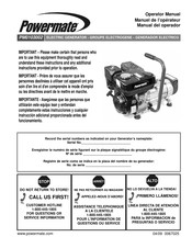 Powermate PM0103002 Manual Del Operador