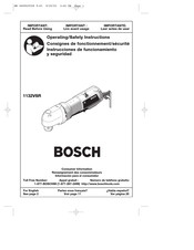 Bosch 1132VSR Instrucciones De Funcionamiento Y Seguridad