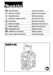 Makita DMR106 Manual De Instrucciones