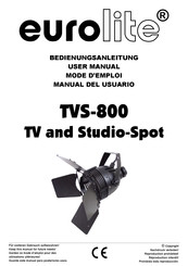 EuroLite TVS-800 Manual Del Usuario