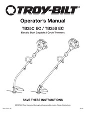 Troy-Bilt TB25C EC Manual Del Operador