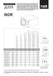 Ruck Ventilatoren ISOR 150 E2 11 Manual De Instrucciones