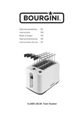 Bourgini Tosti Instrucciones De Uso