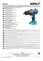 DEDRA DED7042 Manual De Instrucciones