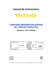 Mx Onda MX-CD2600 Manual De Instrucciones