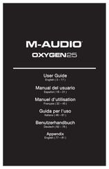 M-Audio OXYgen 25 Manual Del Usuario