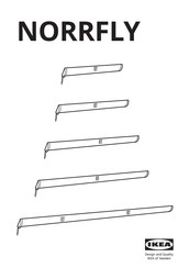 IKEA NORRFLY Manual De Instrucciones