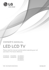 LG 47LM4600 Manual Del Usuario