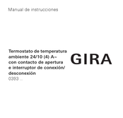 Gira 0393 Serie Manual De Instrucciones