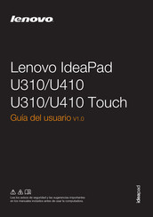 Lenovo IdeaPad U310 Guia Del Usuario