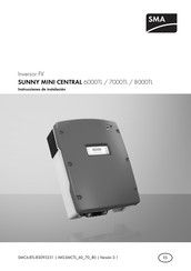 SMA SUNNY MINI CENTRAL 7000TL Instrucciones De Instalación