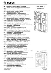 Bosch 4.998.139.490 Descripción Del Producto / Manual De Instalación