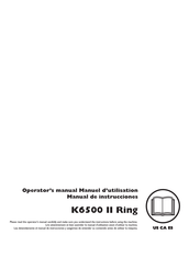 Husqvarna K6500 II Ring Manual De Instrucciones