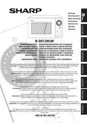 Sharp R-201W Manual De Instrucciones