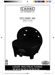 Cadac CITI CHEF 40 Instrucciones De Uso