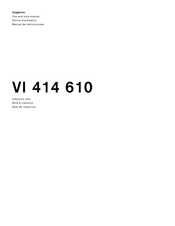 Gaggenau VI 414 610 Manual De Instrucciones