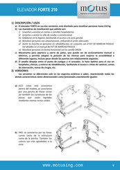 Motus FORTE 210 Manual Del Usario