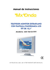 Mx Onda MX-TM151TFT Manual De Instrucciones