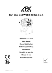 afx light 15-1678 Manual De Uso