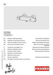 Franke F5ET2008 Instrucciones De Montaje