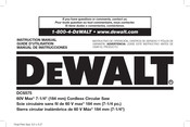 DeWalt DCS575 Manual De Instrucciones