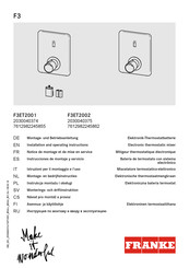 Franke F3ET2002 Instrucciones De Montaje