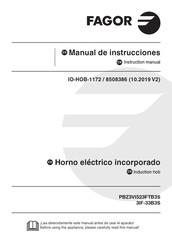 Fagor 3IF-33B3S Manual De Instrucciones