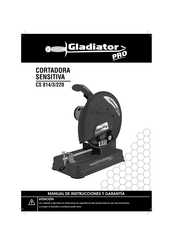 Gladiator PRO CS 814/3/220 Manual De Instrucciones